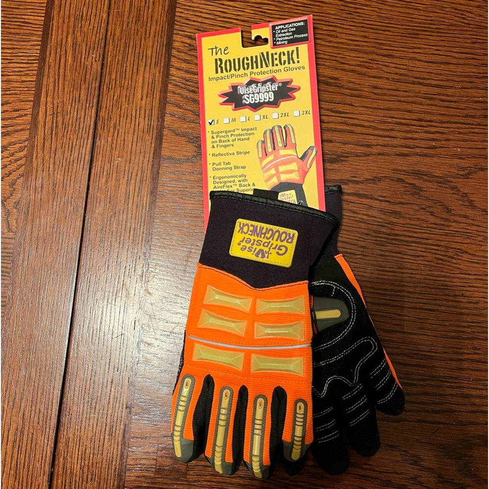 The Roughneck Gripper Gloves Small NWT